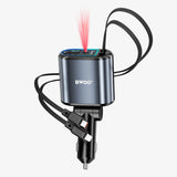 4 IN 1 CAR CHARGER
WITH RETRACTABLE CABLE BO-CC109