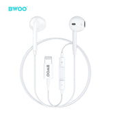 LIGHTNING WIRED EARPHONE WITH MICROPHONE BO-HF10OR
