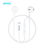 LIGHTNING WIRED EARPHONE WITH MICROPHONE BO-HF10OR