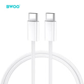 TYPE-C TO TYPE-C FAST CHARGING DATA CABLE WHITE BO-X284W