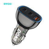 PD 25W + QC 18W 3 PORT CAR CHARGER BO-CC96