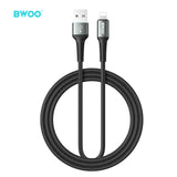 USB-A TO LIGHTNING FAST CHARGING DATA CABLE 3M BLACK BO-X288L-3M-BLK