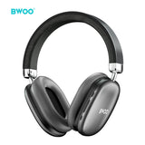 HEAVY BASS WIRELESS HEADPHONES GREY BO-BW585GRY