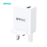 QC 18W FAST CHARGING UK WALL CHARGER BO-CDA130
