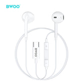 TYPE-C WIRED EARPHONE WITH MICROPHONE WHITE BO-HF175W