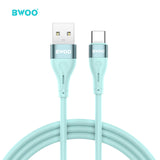 USB-A TO TYPE-C FAST CHARGING DATA CABLE BLUE BO-X280C-BL