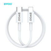 TYPE-C TO LIGHTNING CHARGING DATA CABLE WHITE BO-X193W