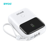 PD 22.5W FOUR PORTS FOR FAST CHARGING POWER BANK 10000mAh WHITE BO-P61W