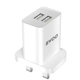 2.4A DUAL PORT UK WALL CHARGER BO-CDA124