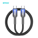 TYPE-C TO TYPE-C FAST CHARGING DATA CABLE BLACK BO-X316C-C-BLK
