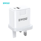 PD 20W + QC 18W DUAL PORT WALL CHARGER BO-CDA162
