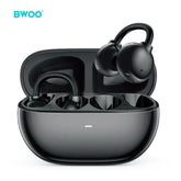 OPEN EAR CLIP-ON EARBUDS WITH ANTI-DROP DESIGN BT V5.3 BLACK BO-BW39BLK