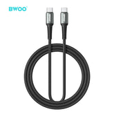 TYPE-C TO TYPE-C FAST CHARGING DATA CABLE BLACK BO-X288C-C-1M-BLK