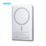 FAST CHARGER POWER BANK WITH TYPE-C/LIGHTNING CABLE SILVER BO-P76SLV