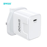 PD 20W FAST CHARGING UK WALL CHARGER BO-CDA165