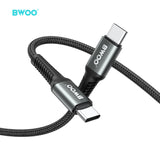 TYPE-C TO TYPE-C FAST CHARGING DATA CABLE 3M BLACK BO-X288C-C-3M-BLK