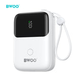 PD 22.5W FOUR PORTS FOR FAST CHARGING POWER BANK 10000mAh WHITE BO-P61W