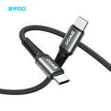 TYPE-C TO TYPE-C FAST CHARGING DATA CABLE BLACK BO-X288C-C-1M-BLK