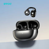 OPEN EAR CLIP-ON EARBUDS WITH ANTI-DROP DESIGN BT V5.3 BLACK BO-BW39BLK