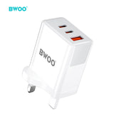 PD 20W + QC 18W 3 PORT UK WALL CHARGER BO-CDA136