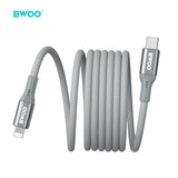TYPE-C TO LIGHTNING MAGNETIC CHARGING CABLE GREY BO-X311CL-GRY