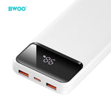 QC 22.5W + PD 20W FAST CHARGING POWER BANK 10000mAh WHITE BO-P34W