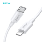 TYPE-C TO LIGHTNING FAST CHARGING DATA CABLE WHITE BO-X285CL-WT