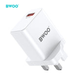QC 18W FAST CHARGING UK WALL CHARGER BO-CDA130