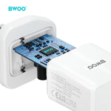 PD 20W + QC 18W DUAL PORT WALL CHARGER BO-CDA174