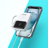 PD 22.5W FOUR PORTS FOR FAST CHARGING POWER BANK 10000mAh WHITE BO-P61W