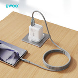 USB-A TO TYPE-C MAGNETIC CHARGING CABLE GREY BO-X311C-GRY
