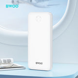 DUAL PORT CHARGING POWER BANK 10000mAh WHITE BO-P31W