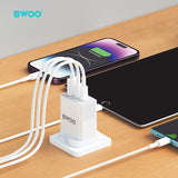 PD 20W + QC 18W 3 PORT UK WALL CHARGER BO-CDA136