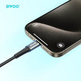 TYPE-C TO TYPE-C FAST CHARGING DATA CABLE 2M BLACK BO-X288C-C-2M-BLK