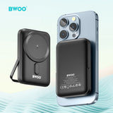 PD 20W + 15W WIRELESS MAGNETIC FAST CHARGING POWER BANK 10000mAh BLACK BO-P33BLK