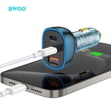 PD 30W + QC 30W 3 PORT CAR CHARGER BO-CC99