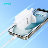 QC 18W FAST CHARGING UK WALL CHARGER BO-CDA130