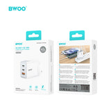 PD 20W + QC 18W 3 PORT UK WALL CHARGER BO-CDA136