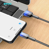 USB-A TO TYPE-C FAST CHARGING DATA CABLE BLACK BO-X316C-BLK