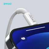 TYPE-C TO LIGHTNING CHARGING DATA CABLE WHITE BO-X193W