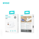 PD 20W + QC 18W DUAL PORT WALL CHARGER BO-CDA118