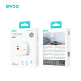 PD 20W + QC 18W DUAL PORT WALL CHARGER BO-CDA162