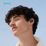 IN-EAR NOISE BLOCKING MINI WIRELESS EARBUDS BT V5.3 WHITE BO-BW37W
