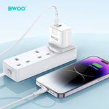 PD 20W + QC 18W CHARGING KIT WITH 65W TYPE-C TO TYPE-L DATA CABLE BO-CDA162C-L