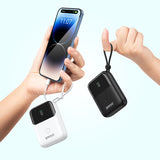 PD 22.5W FOUR PORTS FOR FAST CHARGING POWER BANK 10000mAh BLACK BO-P61BLK