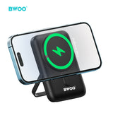 PD 20W + 15W WIRELESS MAGNETIC FAST CHARGING POWER BANK 10000mAh BLACK BO-P33BLK