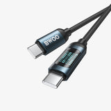 TYPE-C TO TYPE-C FAST CHARGING DATA CABLE BLACK  BO-X304BLK