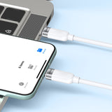 TYPE-C TO TYPE-C SUPER FAST CHARGING DATA CABLE WHITE  BO-X317C-C-W