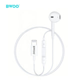 LIGHTNING WIRED EARPHONE WITH MICROPHONE  BO-HF10OS
