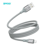 USB-A TO LIGHTNING MAGNETIC CHARGING CABLE GREY  BO-X311L-GRY